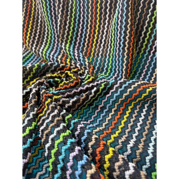 Maglia in cotone Elastica Stile Missoni