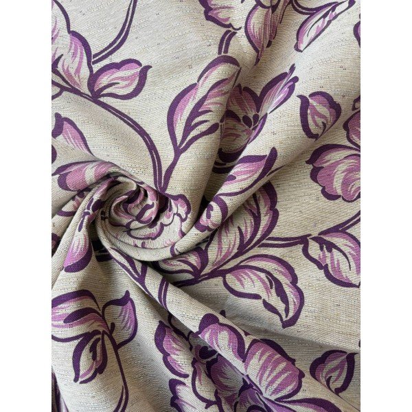Scampolo Gobelin Floreale Viola 2,60x2,80