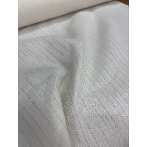 Puro Lino Bianco Seta Traforato