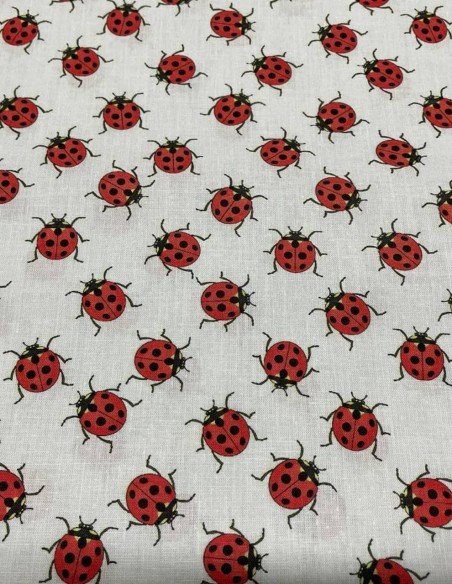 Tessuto Cotone Coccinella 150H