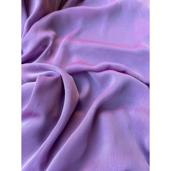 Chiffon IRIDESCENTE Lillà SOTTOPREZZO