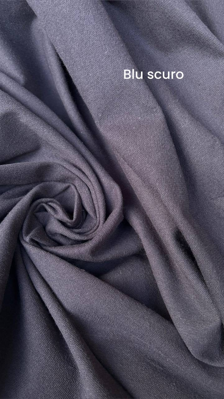 Tessuto Felpa PANTAREI Cotone Garzata Elastica