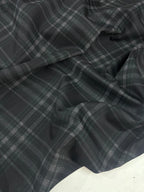 Milano Stitch Fabric with Thames Tartan Pattern (underpriced) 