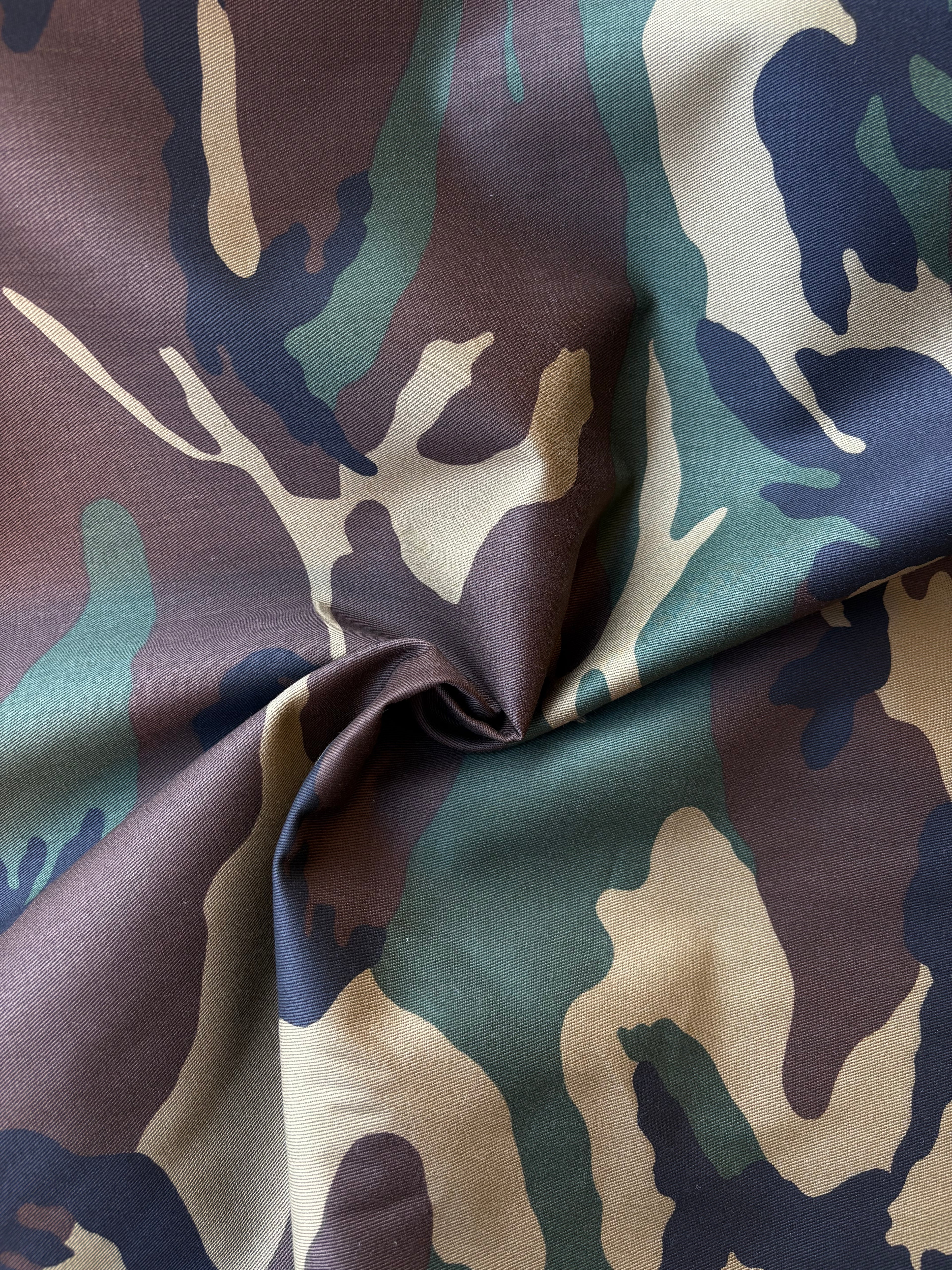 Tessuto Gambardina Militare Mimetica