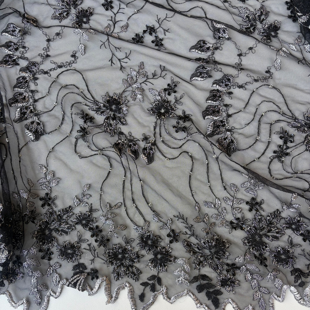 Pizzo  Cerimonia floreale Luxury nero