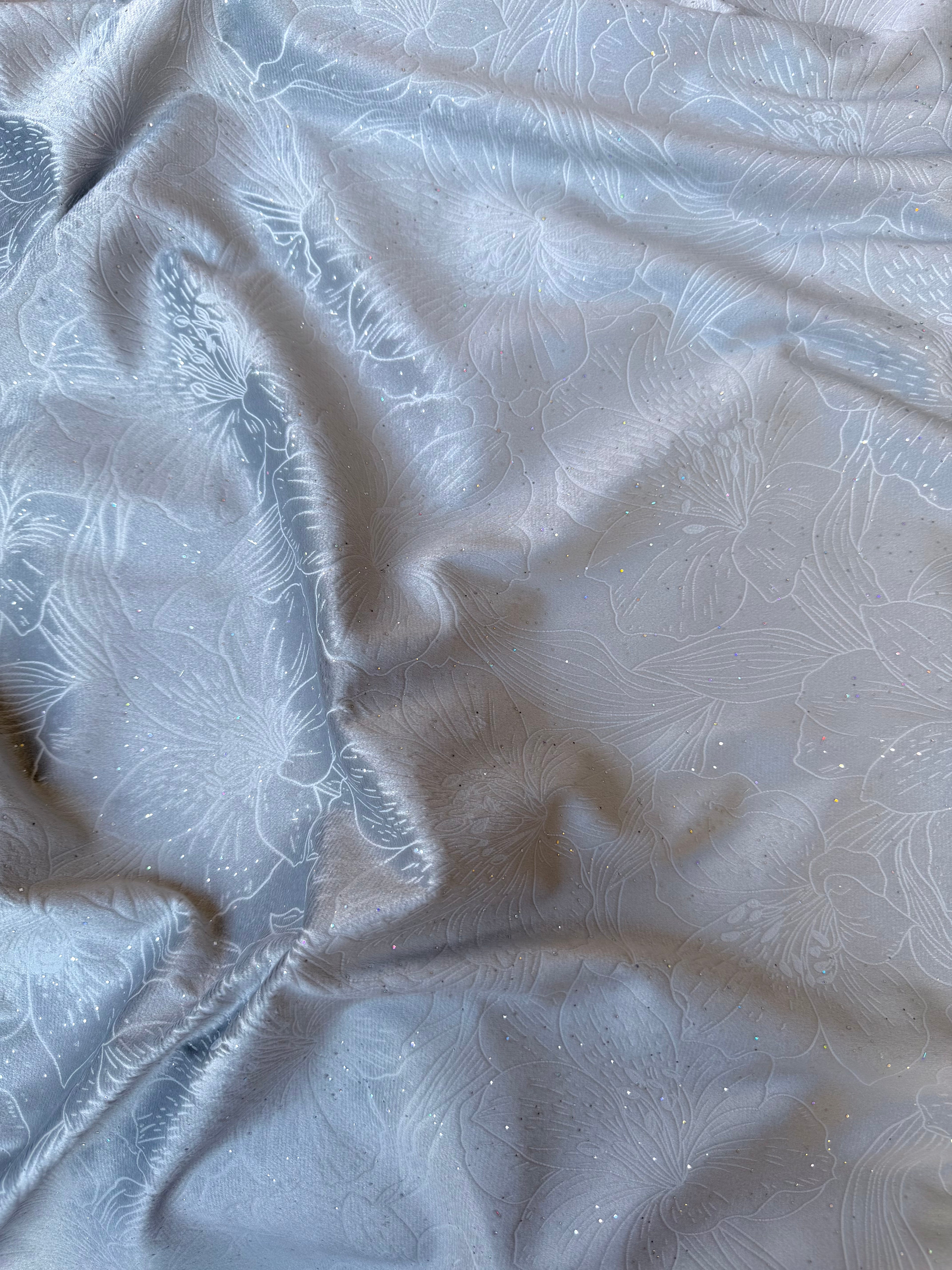 Velluto Floreale Glitter 280