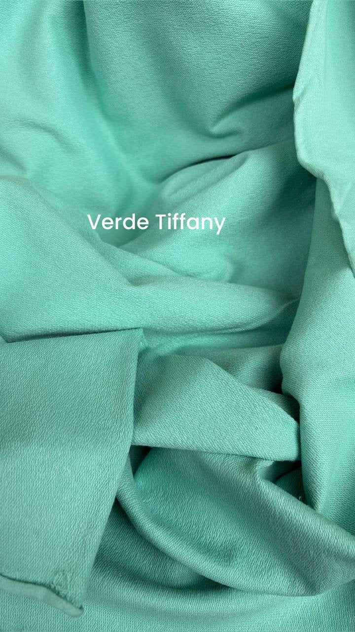 Tessuto Felpa PANTAREI Cotone Garzata Elastica