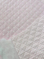 Tessuto Trapuntato Doubleface Rosa Cuori - WorldTessuti
