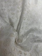 Broccato Floreale Panna Venice - WorldTessuti