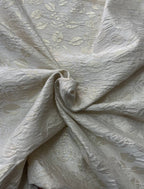 Broccato Floreale Panna Venice - WorldTessuti