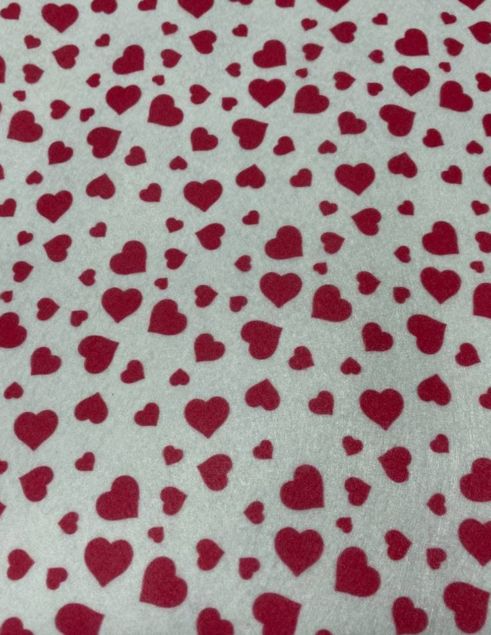 Pannolenci Stampato Fantasia Heart Cuori - WorldTessuti