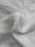 Tessuto Organza Tendaggio Bianco Velo - WorldTessuti