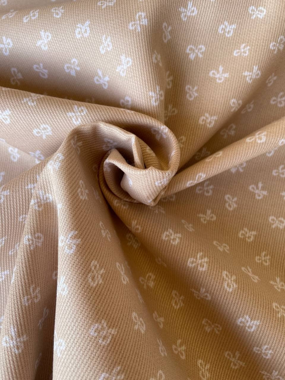 Cotone Piquet Millerighe Fiocco Beige 150h