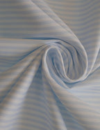 Piquet Millerighe Riga Celeste Rosa - WorldTessuti