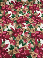 Panama Cotone Fiocchi Natalizio 150H - WorldTessuti