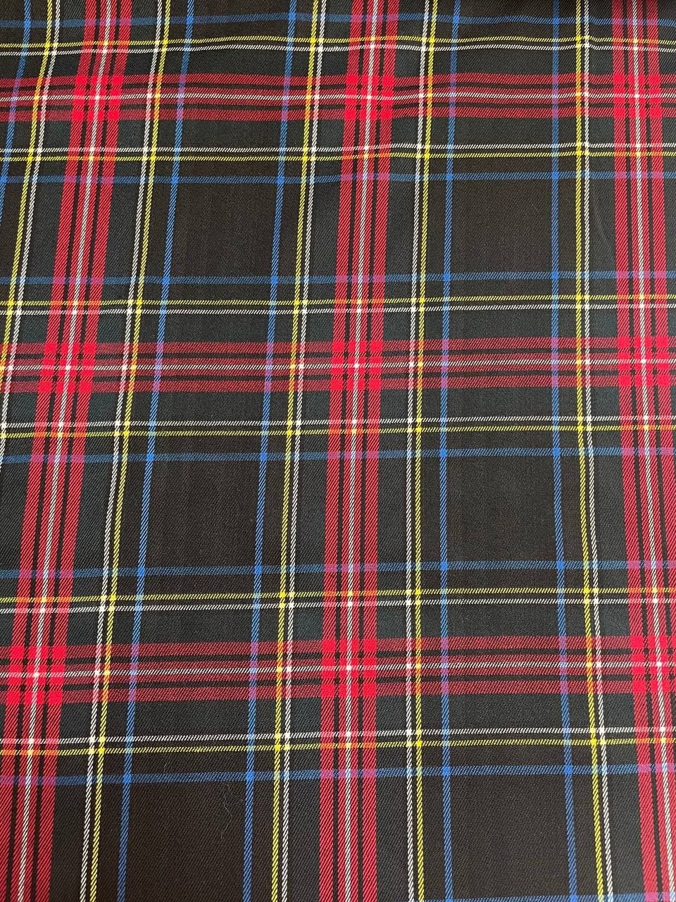 Tartan Scozzese Quadro Nero