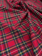 Tartan Scozzese Classic Piccolo Rosso Verde Nero Righetto blu