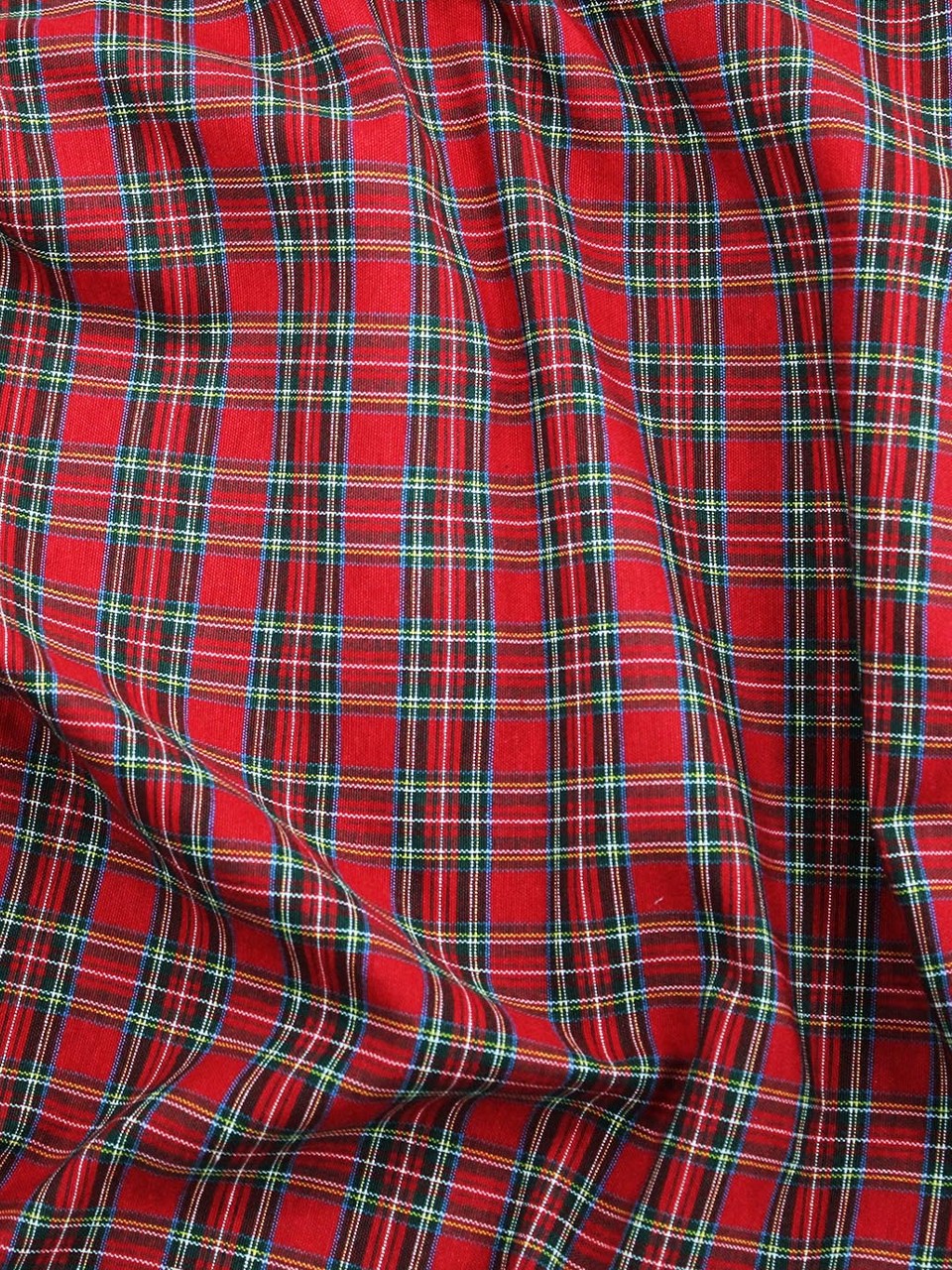 Tartan cotone tinto in filo quadro piccolo 140 OFFERTA