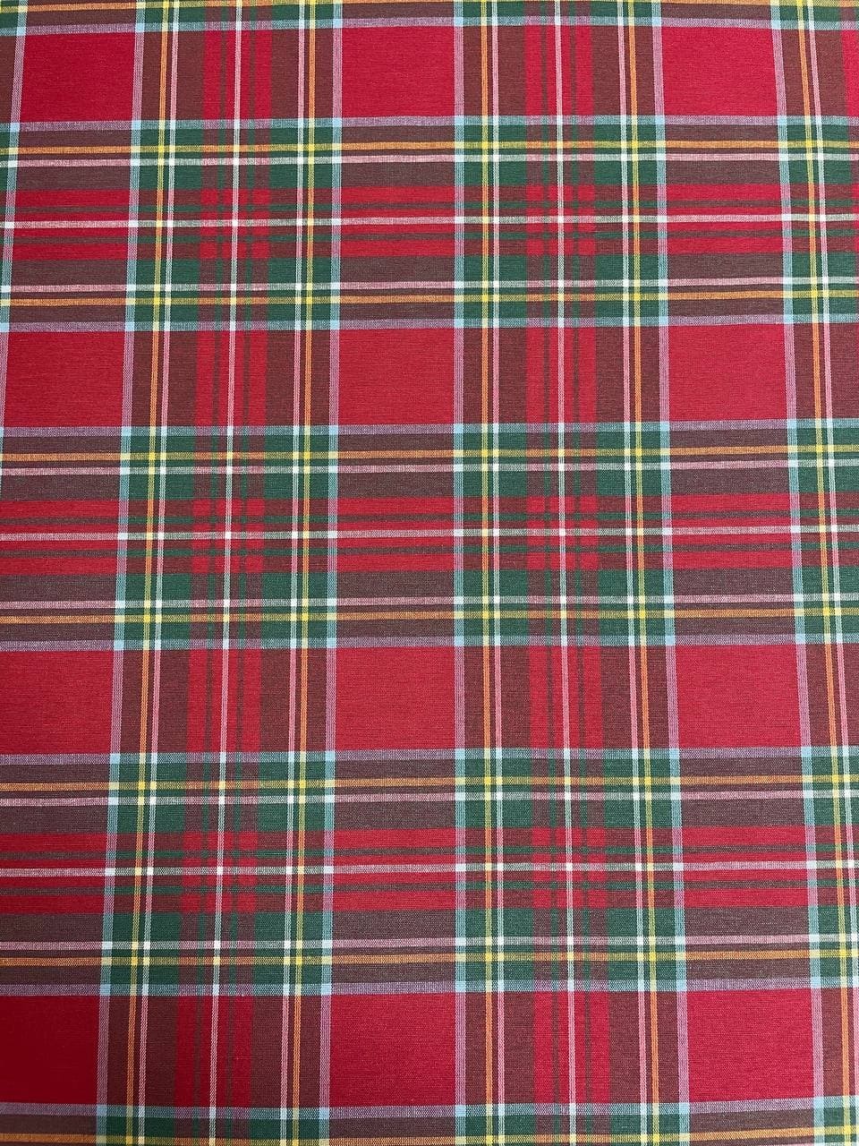 Tartan Cotone Tinto In Filo Quadro Grande 140 offerta