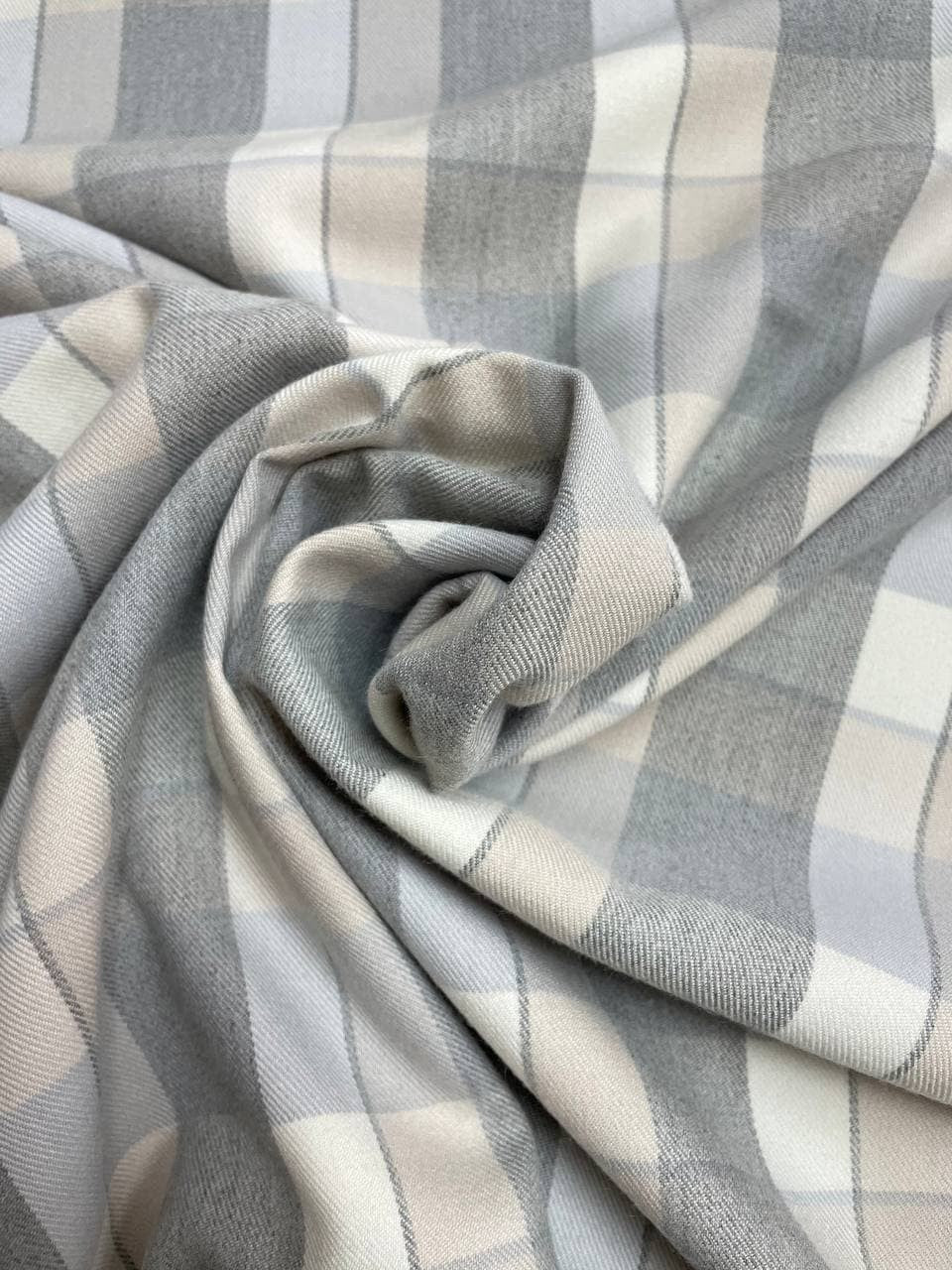 Tartan Scozzese Quadro Celeste Grigio