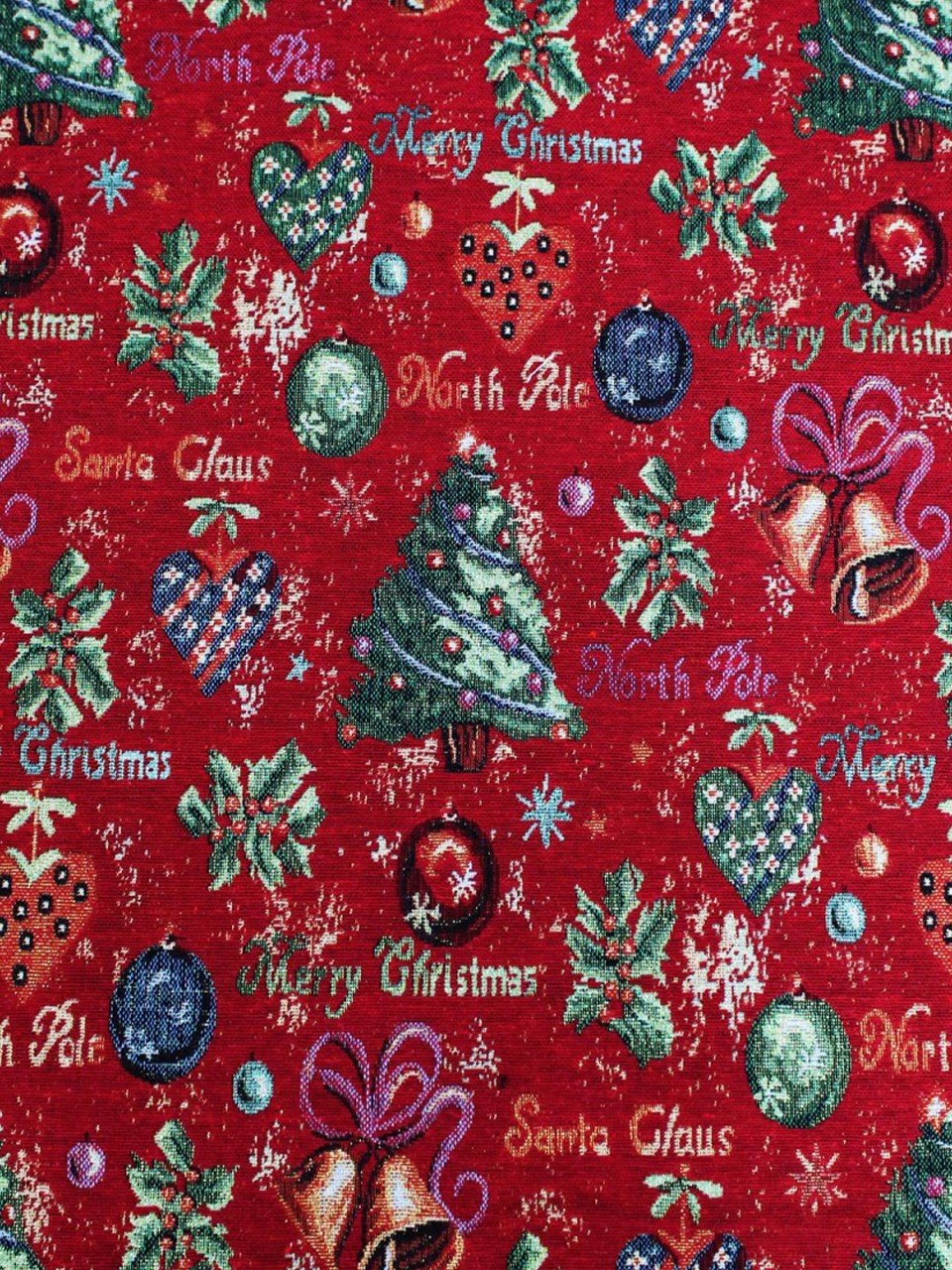 Gobelin Natalizio Palle Natale Glitter 280H