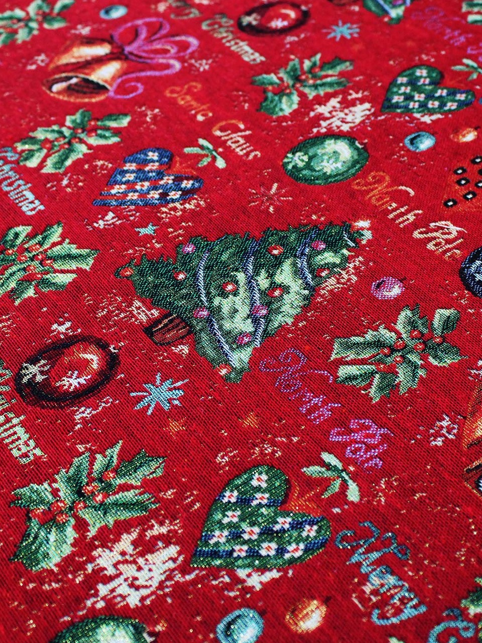 Gobelin Natalizio Palle Natale Glitter 280H
