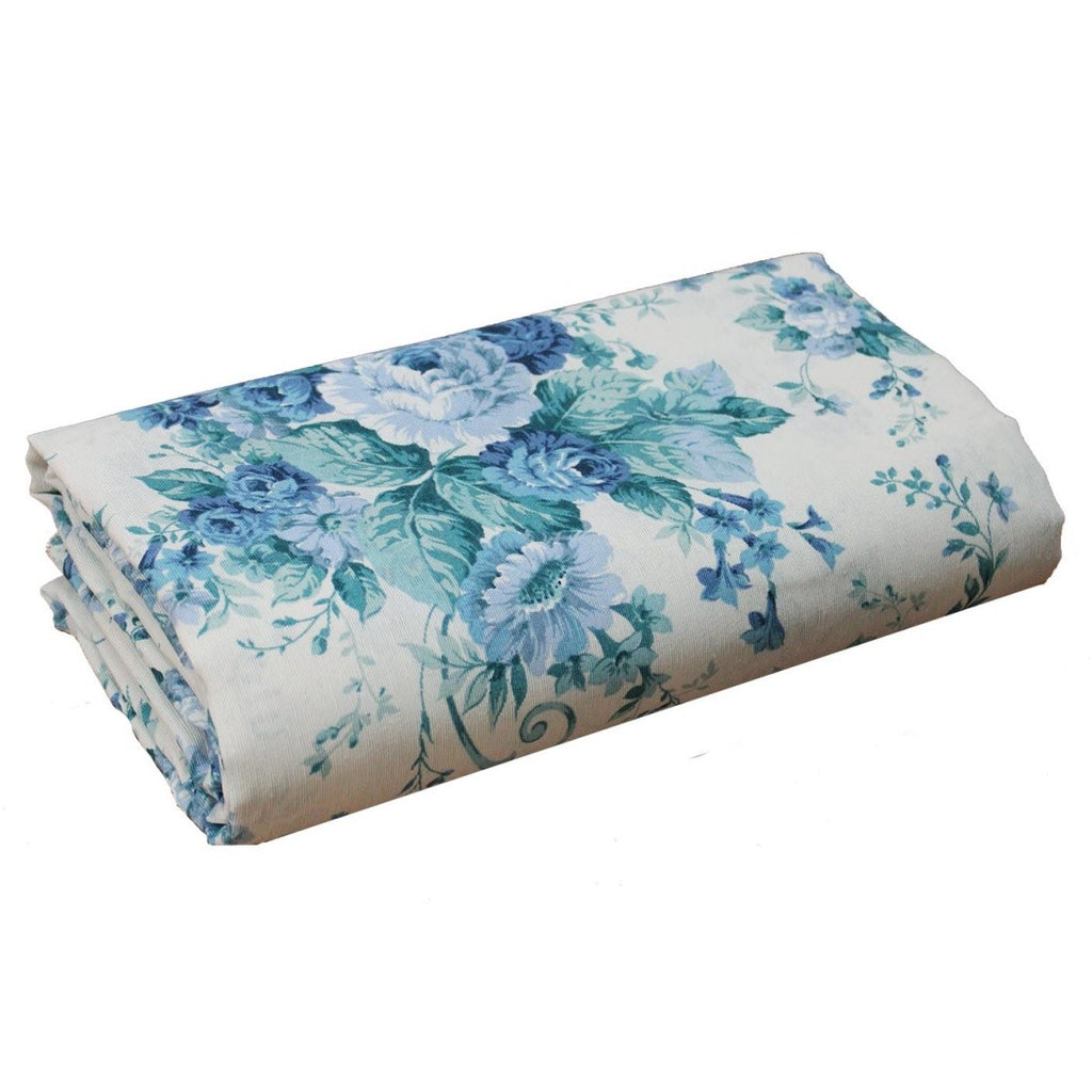 Tessuto Cotone Loneta Sanderson Celeste Al metro - WorldTessuti