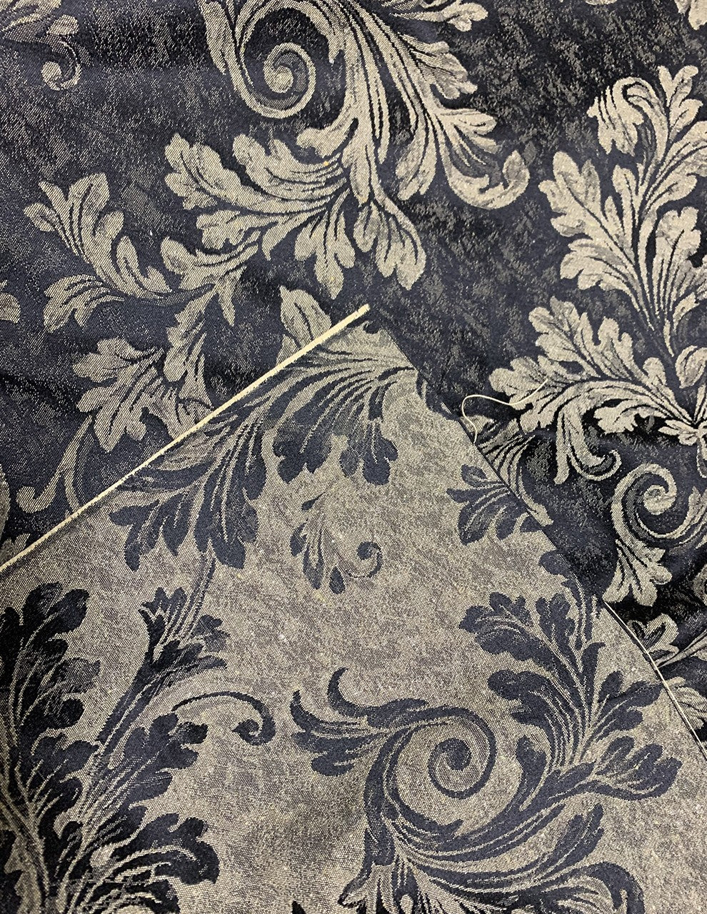 Scampolo Tessuto Cotone Damascato Jacquard 250X140