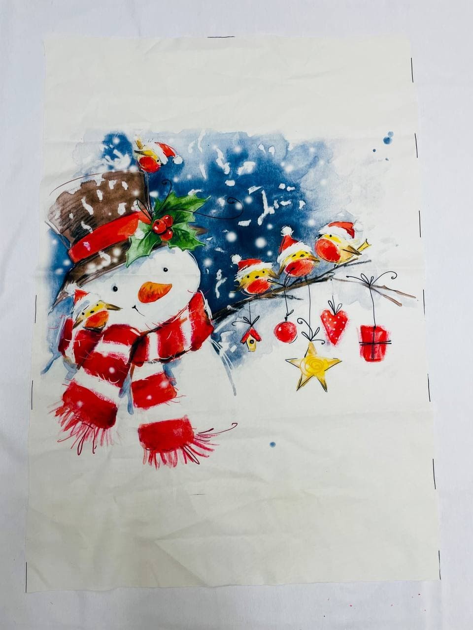 Pannello Pupazzo neve 100x75