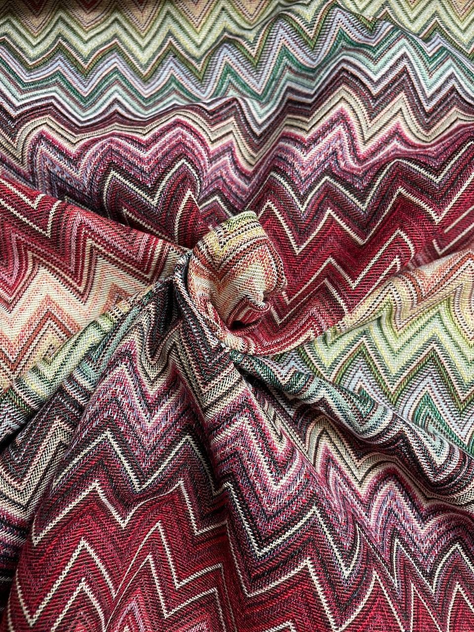Tappezzeria Gobelin Spigato Stile Missoni Arredamento 280H