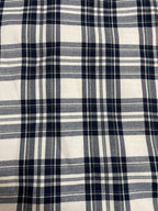 Tartan Scozzese Quadroni Blu Bianco - WorldTessuti