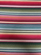 Gobelin Rigato Multicolor Stile Missoni - WorldTessuti