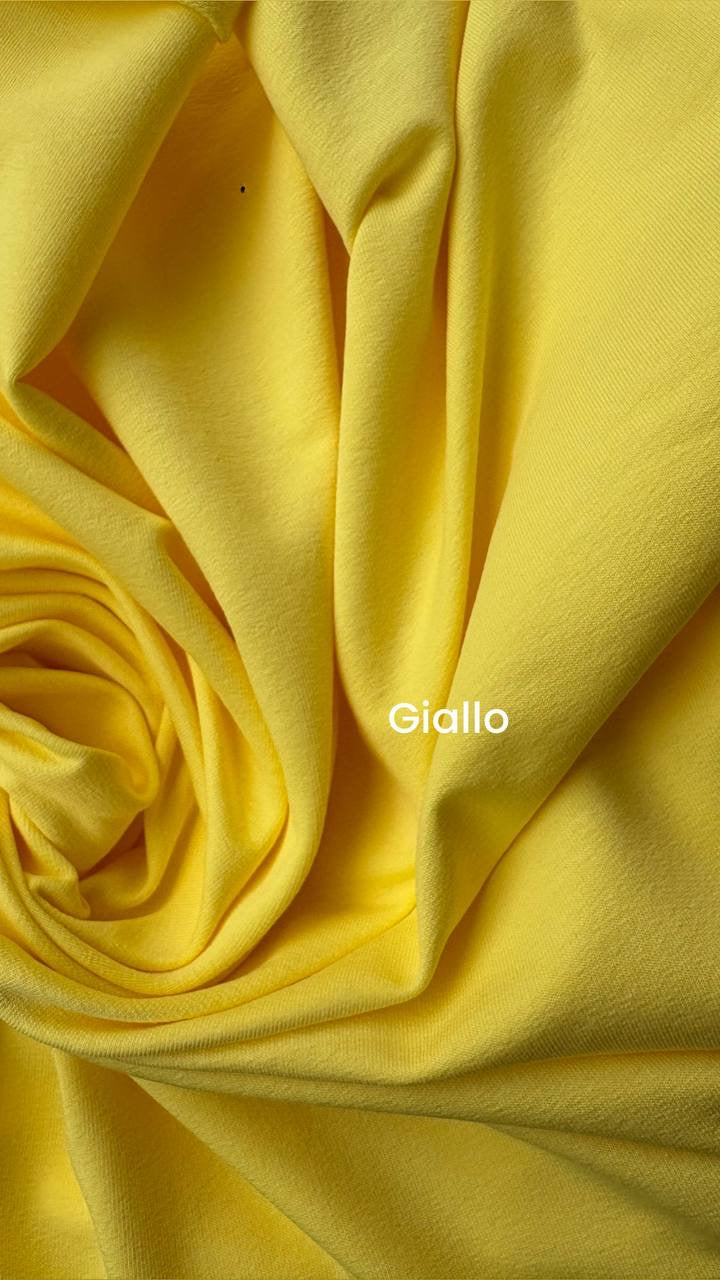 Tessuto Felpa PANTAREI Cotone Garzata Elastica