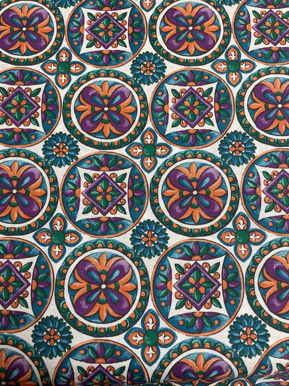 Scampolo LONETA Maiolica Araba 260X280 - WorldTessuti