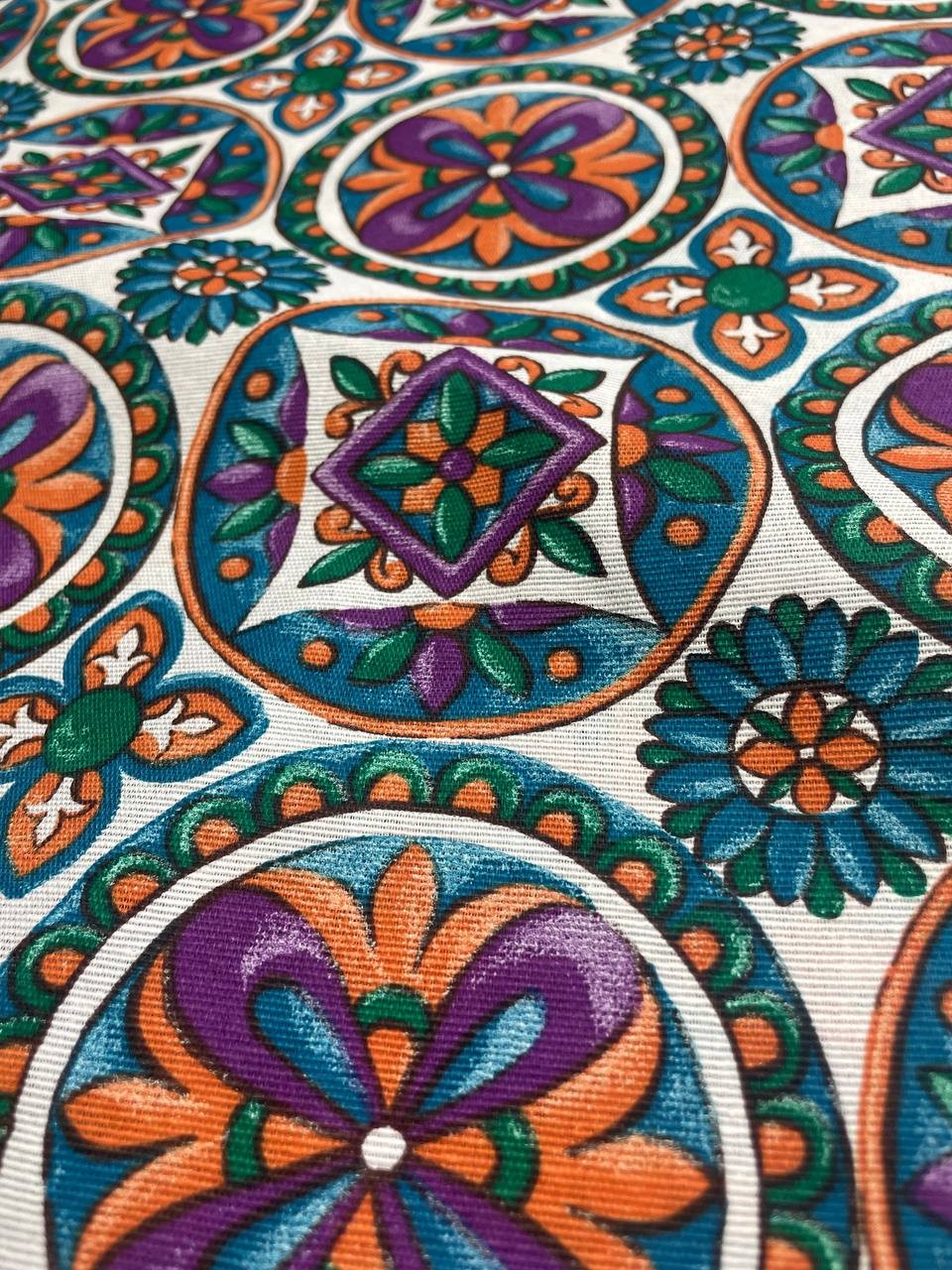 Scampolo LONETA Maiolica Araba 260X280 - WorldTessuti