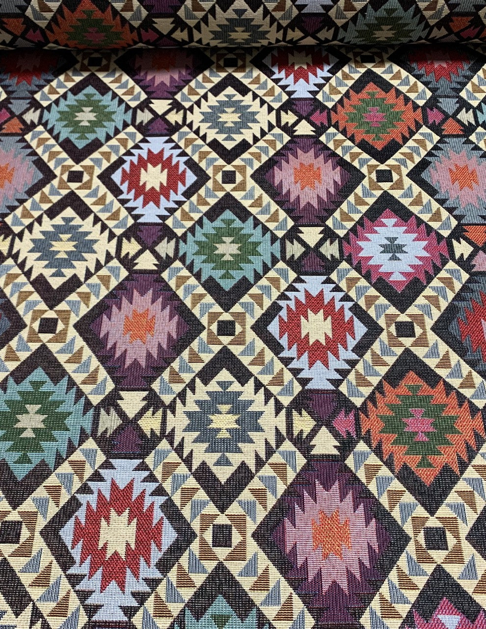 Tessuto Tappezzeria Gobelin Etnico - WorldTessuti