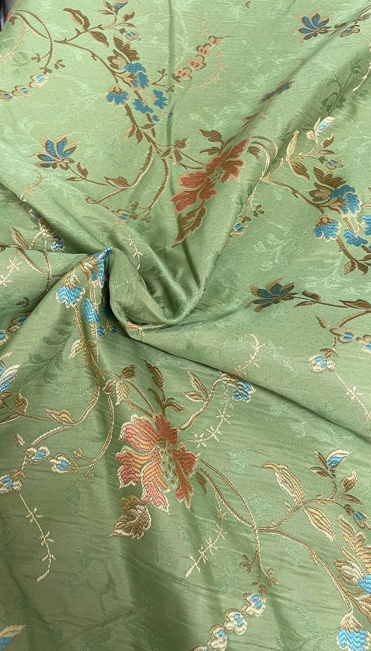 Tappezzeria San leucio Faraone Floreale Verde 280H