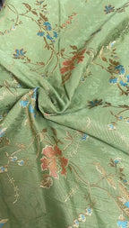 Tappezzeria San leucio Faraone Floreale Verde 280H - WorldTessuti