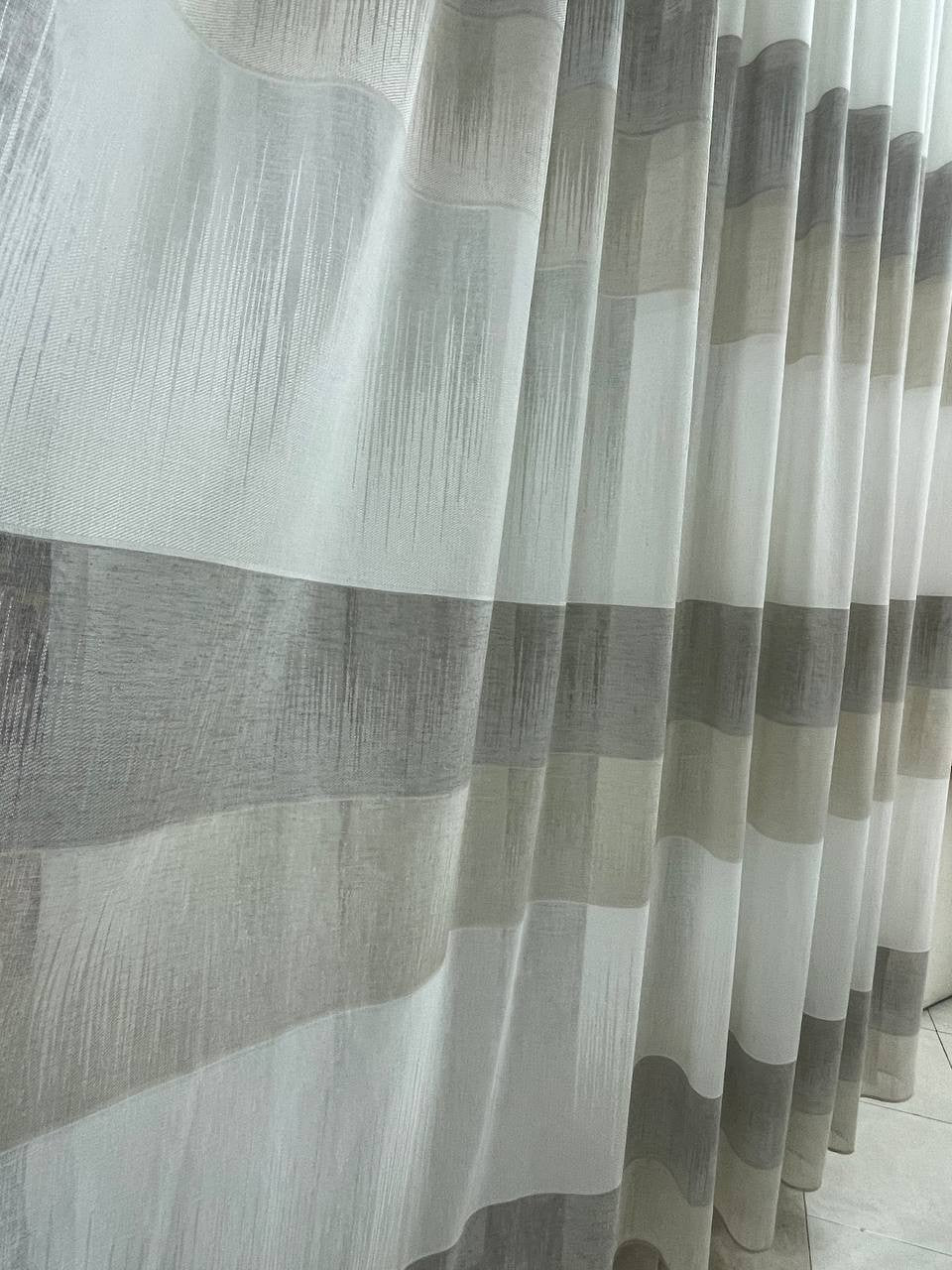 TENDA BARRè BEIGE TORTORA 4,00X3,00 COLL.VIA ROMA GIA CUCITA
