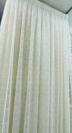 TENDA MACRAME BEIGE 4,00X3,00 FLOREALE - WorldTessuti