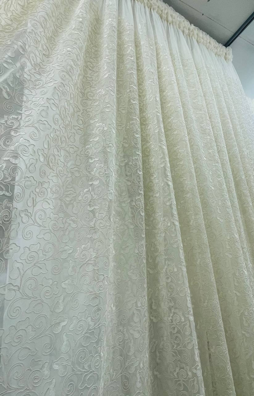 TENDA MACRAME BEIGE 4,00X3,00 FLOREALE - WorldTessuti