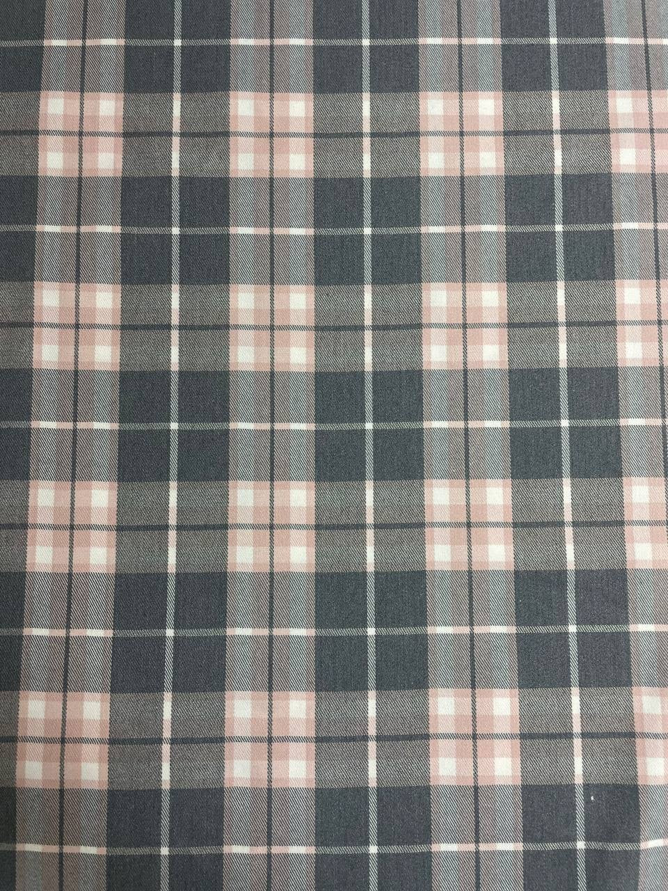 Tartan Scozzese Quadro Rosa Grigio