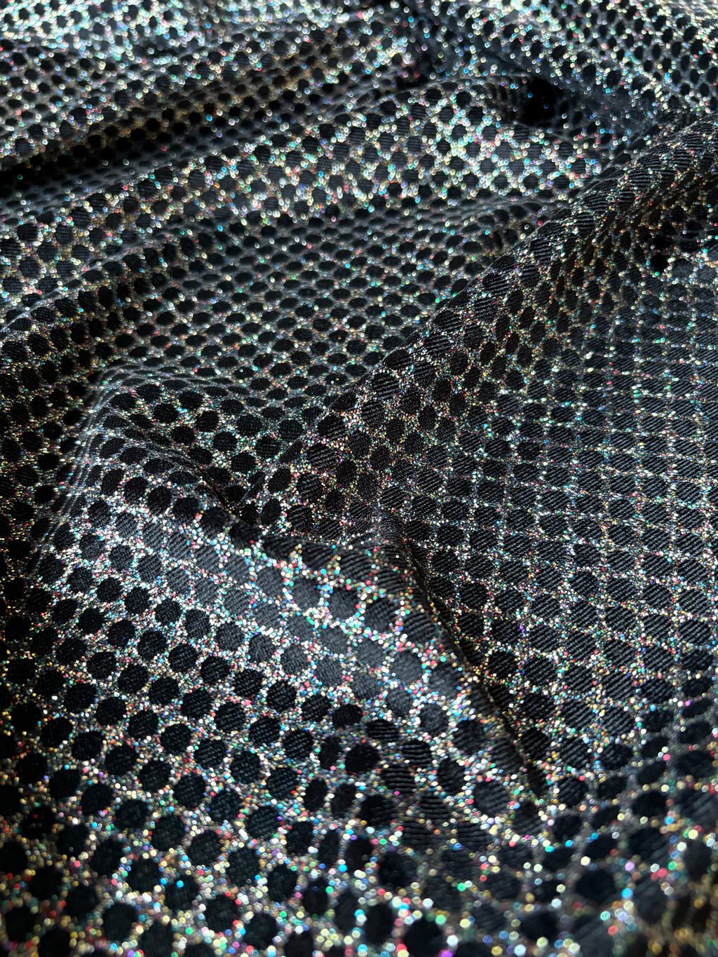 Velluto Elastico Glitter Multicolor