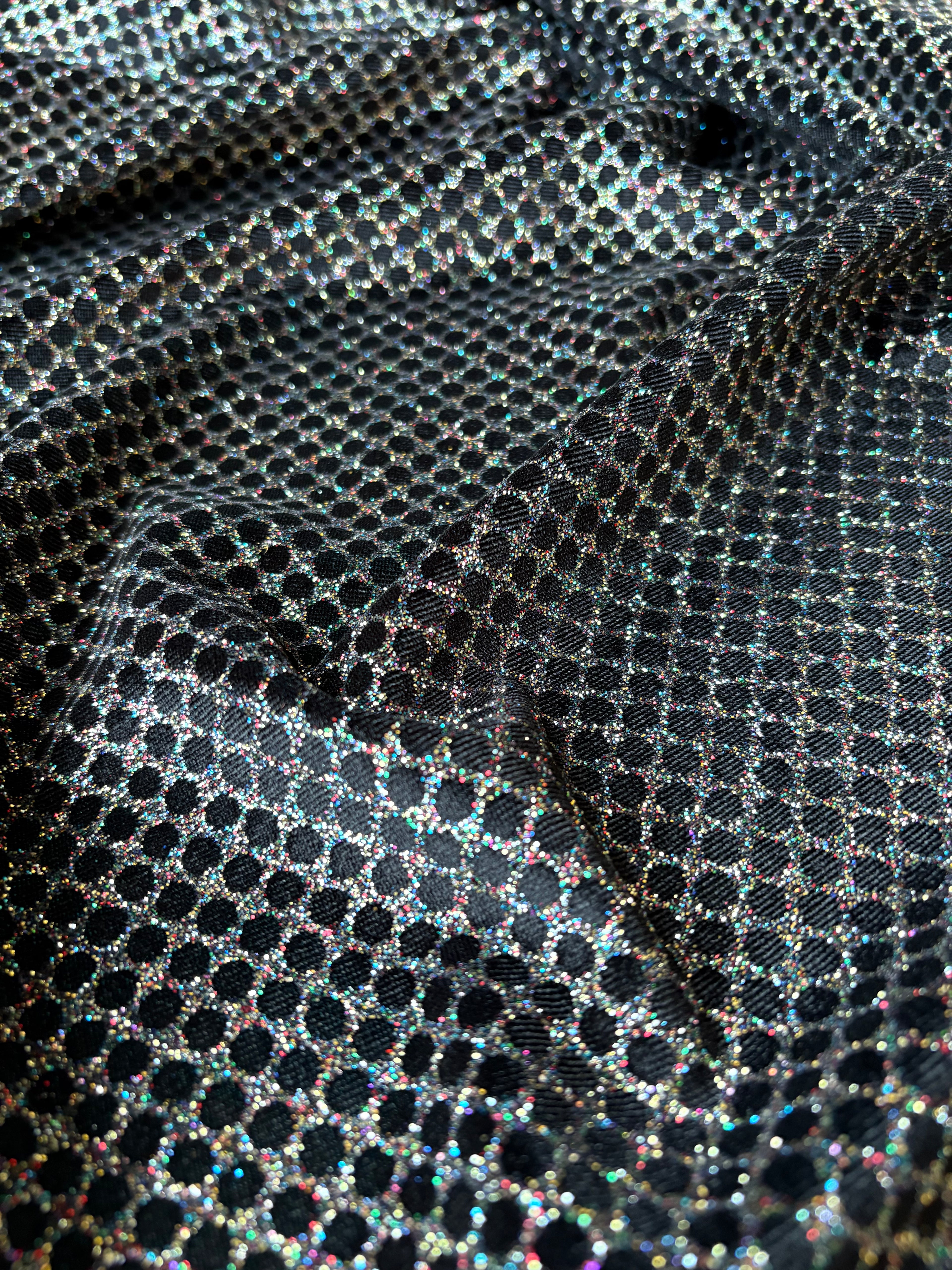 Velluto Elastico Glitter Multicolor