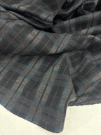 Milano Stitch Fabric with Thames Tartan Pattern (underpriced) 