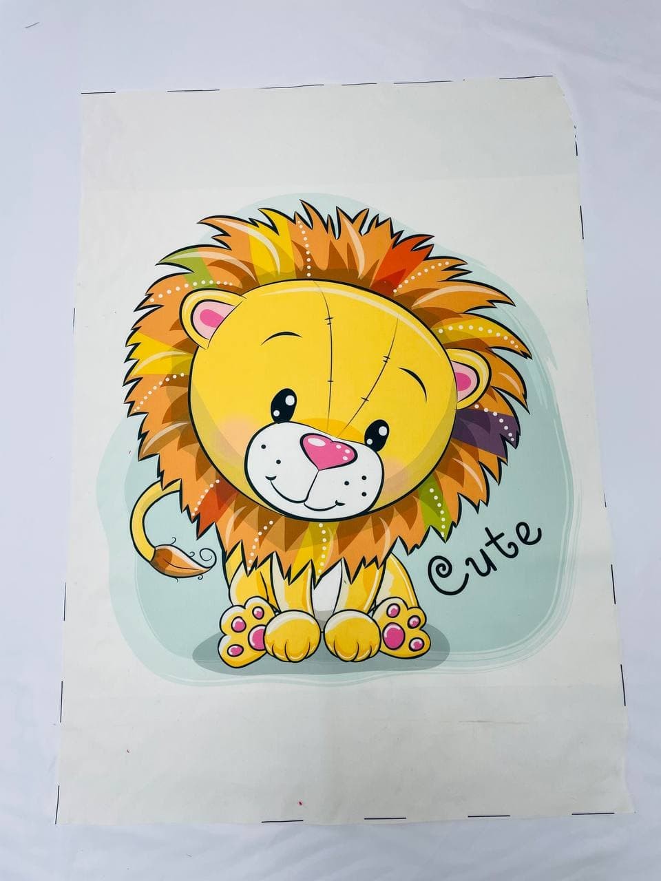 Pannello Cotone Leone 100x140