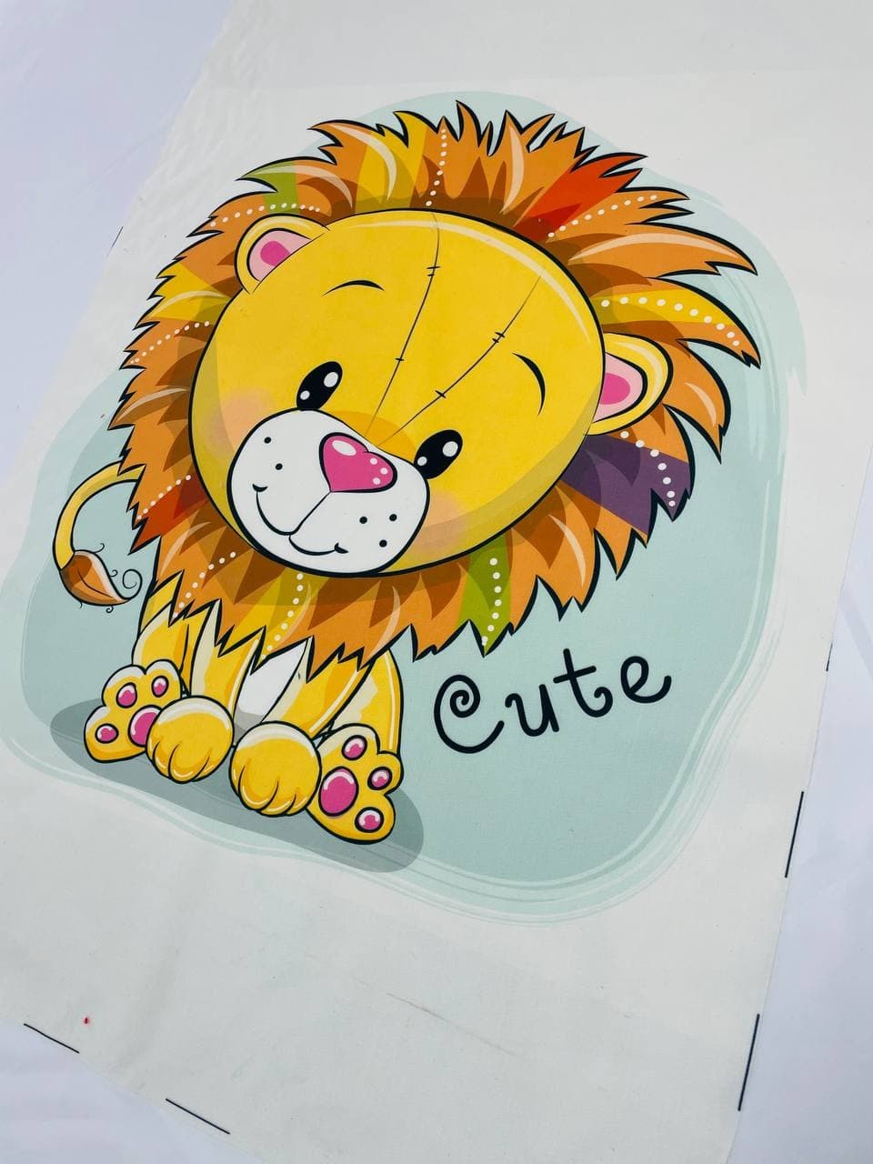 Pannello Cotone Leone 100x140