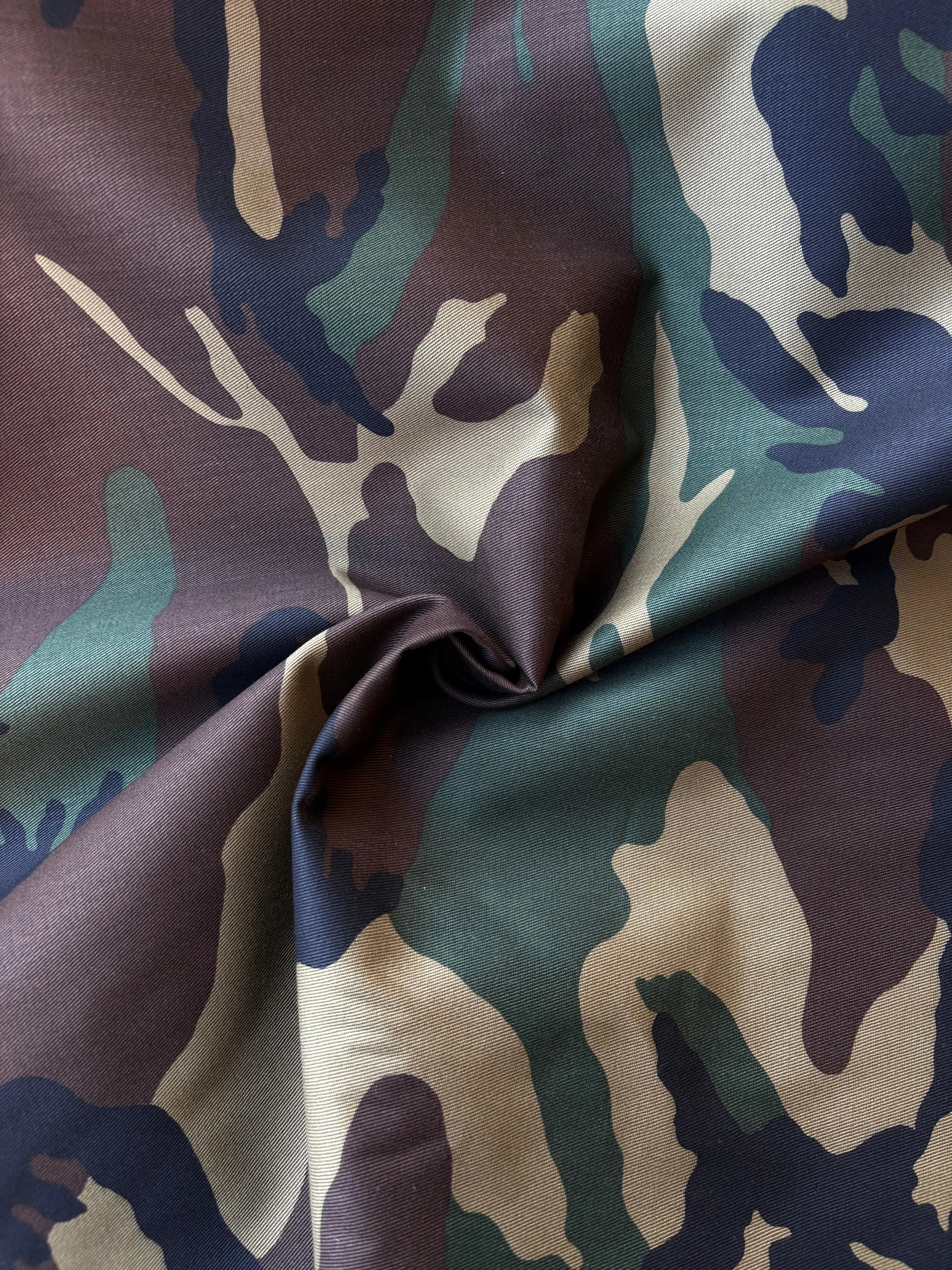 Tessuto Gambardina Militare Mimetica