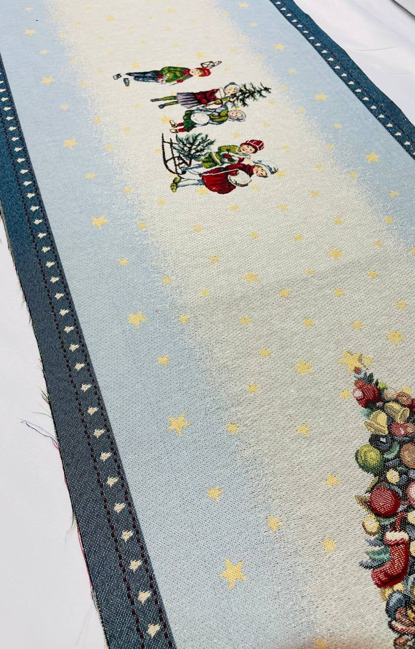 Runner Gobelin Christmas  Natalizio 45x140