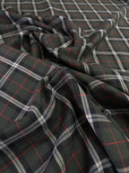 Tartan Scozzese Quadro Lanetta Verde Bottiglia - WorldTessuti